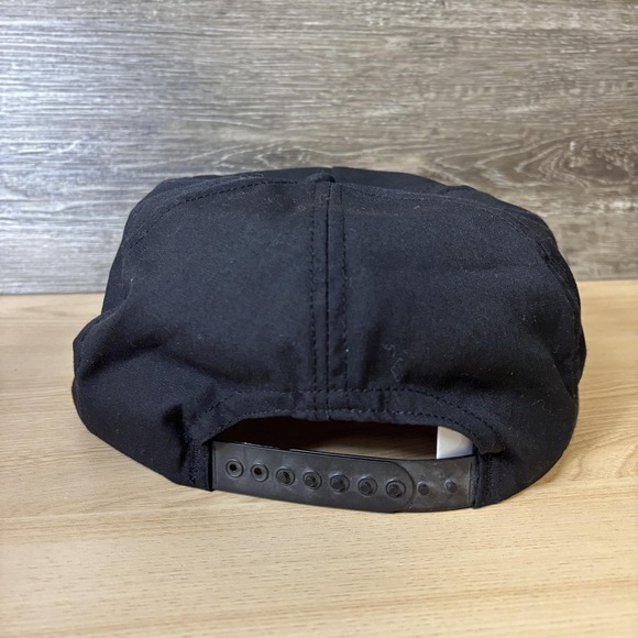Vintage KOCH Hat Cap Snap Back Black Embroidered Marine Fueling Rope Advertising - Picture 5 of 9